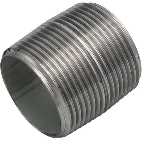 Rohrdoppelnippel 1 1/4 Zoll x 40 mm DN32 Rohrnippel verzinkt