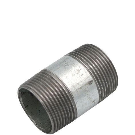 Rohrdoppelnippel 1 1/4 Zoll x 60 mm DN32 Rohrnippel verzinkt
