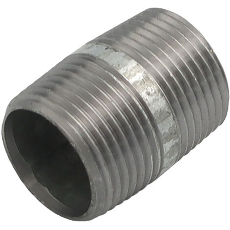 Rohrdoppelnippel 1" 33,3 x 40 mm DN25 Rohrnippel Doppelnippel Nippel