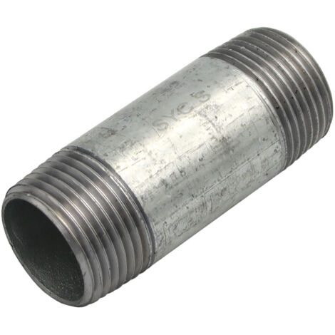 Rohrdoppelnippel 1" 33,7 x 80mm DN25 Langnippel Doppelnippel