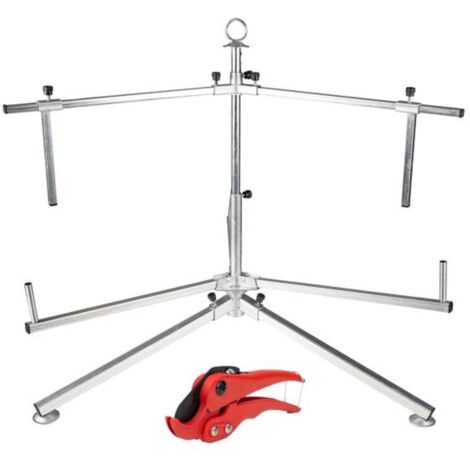 Rohrhaspel mit Rohrschere / Rohrschneidezange