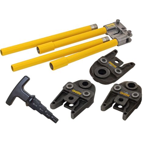 Rohrinstallation REMS Fitting - Manuelle Pressmaschine Set mit Pressbacken TH