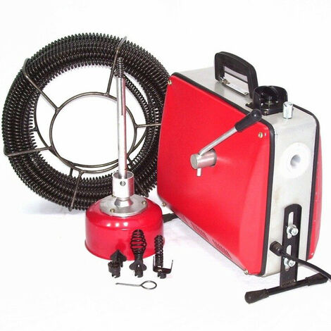 Rohrreinigungsgerät 500W Abflussreiniger 55930 Rohrreiniger 16mm Spirale Abfluss