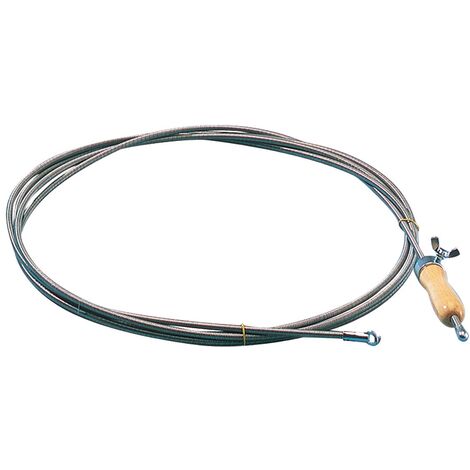 Rohrreinigungswelle D.10mm L.5m Krallen-D.20mm verst.Handgriff