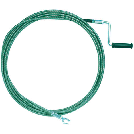 Rohrreinigungswelle mit Kurbel ø 8 mm Länge 5 m