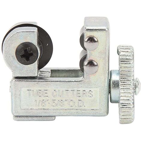 Rohrschneider, Schnittkapazität von 3 mm bis 16 mm, verbessert die Arbeitseffizienz, Silber, für Kupfer-, Aluminium- und PVC-Rohre