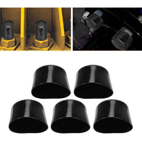 [Rohrschutz] + [Premium-Serie] + [63 mm] + [Synthetikgummi]Endkappen für PVC-Rohre aus synthetischem Gummi, 63 mm (2,5 Zoll) Modell, 5 Stück - Langlebiger und flexibler Schutz für Tischbeine, Möbel un