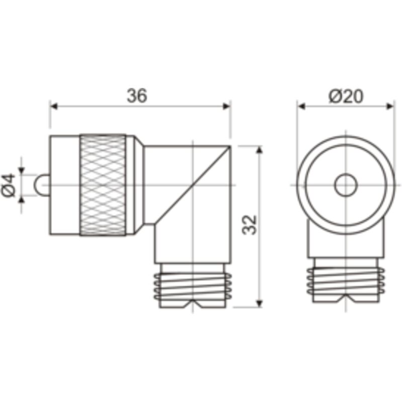 

Adaptador UHF macho a UHF hembra de 19.980 8430552023394 - Electro Dh