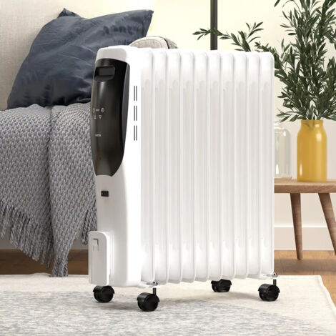 ROINTE - Radiateur mobile digital à inertie fluide LORENT 11 éléments 2500W - LRTCFN2500