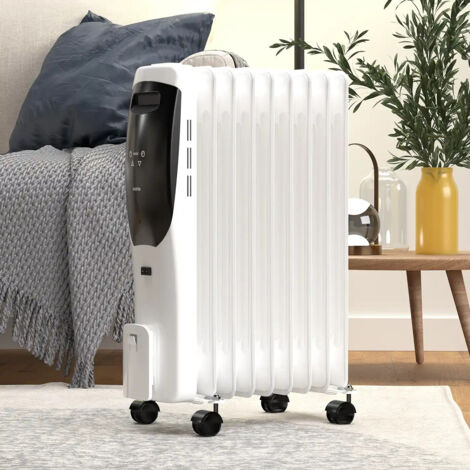 ROINTE - Radiateur mobile digital à inertie fluide LORENT 9 éléments 2000W - LRTCFN2000