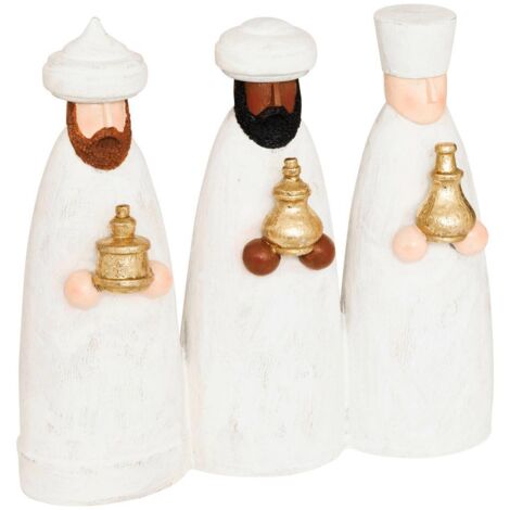 ROIS MAGES RESINE H22,5CM - Atmosphera créateur d'intérieur