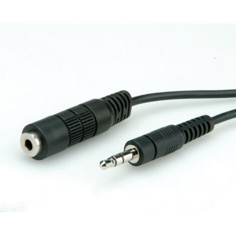 ROLINE 3.5mm Verlängerungskabel, M/F 5 m cable de audio