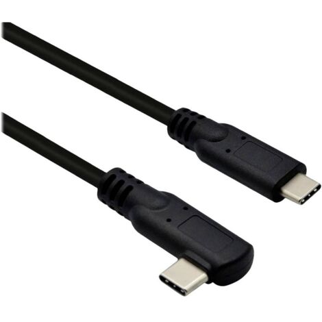 Roline Câble USB-C USB-C® mâle 1.00 m noir 11.02.9075 C640952