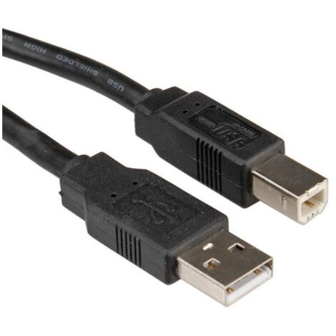 Roline Câble USB USB 2.0 USB-A mâle, USB-B mâle 1.80 m noir blindé 11.02.8818