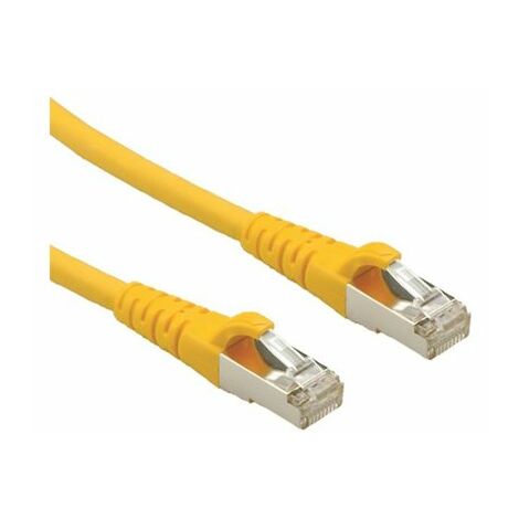 Roline cat6a s/ftp cu lszh cavo ethernet giallo 7,5m