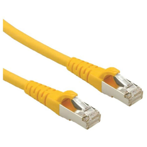 Roline cat6a s/ftp cu lszh ethernet kabel gelb 7.5m