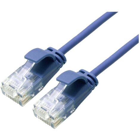Roline green 21.44.3940 RJ45 Câble réseau, câble patch CAT 6a U/UTP 0.15 m bleu 1 pc(s) C644822
