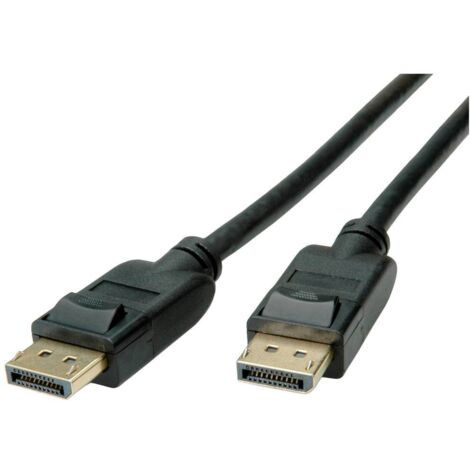 Roline green  DisplayPort Cavo Spina DisplayPort 3.00 m Nero 11.44.5812 Schermato, guaina in TPE, Privo di alogeni Cavo
