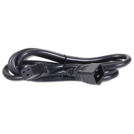 ROLINE Netzkabel Stecker C20 - Buchse C19 schwarz 3m