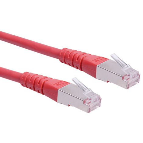ROLINE Patchkabel Kat.6 Class E S/FTP PiMF rot 3m