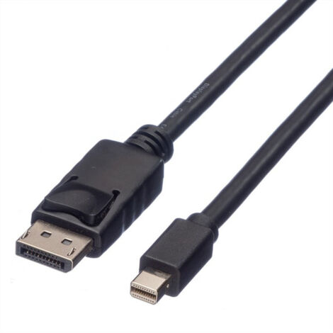 Roline ROLINE Câble DisplayPort, DP St - Mini DP St, Noir, 1,5 m (11.04.5638)