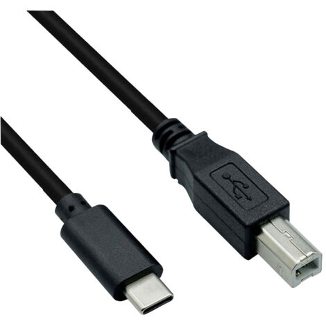 Roline USB-Kabel USB-C® Stecker, USB-B Stecker 3.00 m Schwarz Geschirmt 11.02.8337