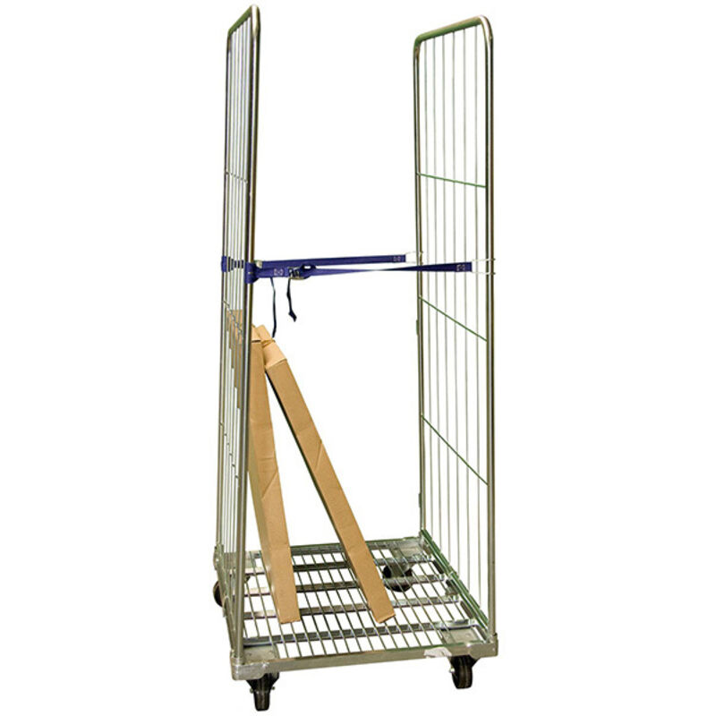 Contenitore su ruote 500 kg - 2 lati - Dimensioni 1200x800x1800 mm - 885006619