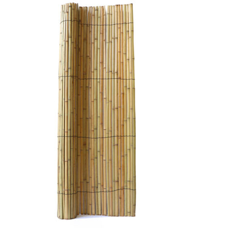Roll of Bamboo Screen for garden fencing - L300 x W0.5 x H200 cm - Slat