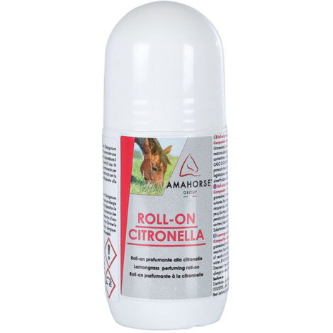 Roll-on profumato alla citronella e geranio allontana gli insetti 50 ml