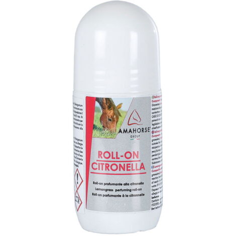 Roll-on profumato alla citronella e geranio allontana gli insetti 50 ml