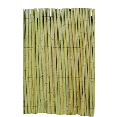 Roll Screen for Garden Fencing - Bamboo - L300 x W0.5 x H200 cm - Slat