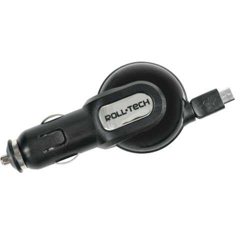 Roll-Tech, caricabatteria Micro Usb - 500 mA - 12/24V