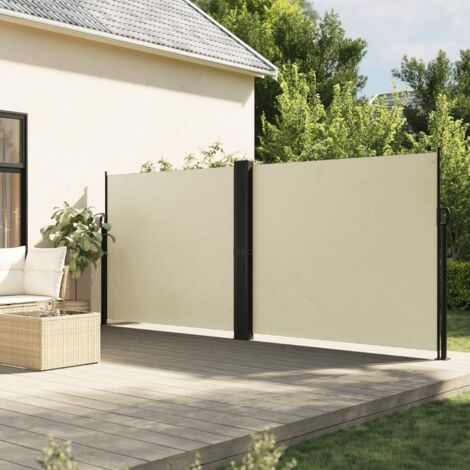 Rollbares Seitenmarkise Creme 180x600 cm