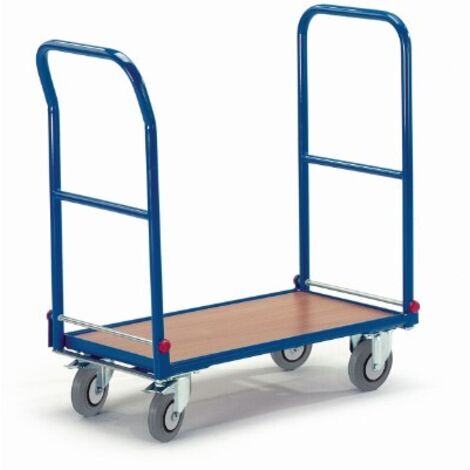 Rollcart Doppelstirnwagen 720x450mm mit 2 Klappbügeln