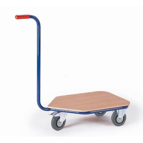 Rollcart Dreirad- Griffroller mit Ladefläche 600x450mm im Buchendekor