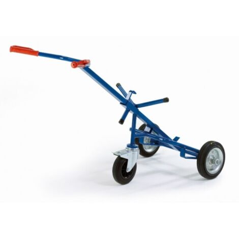 Rollcart ESD-Fasskarre mit Stützrad und 250kg Tragkraft Vollgummi