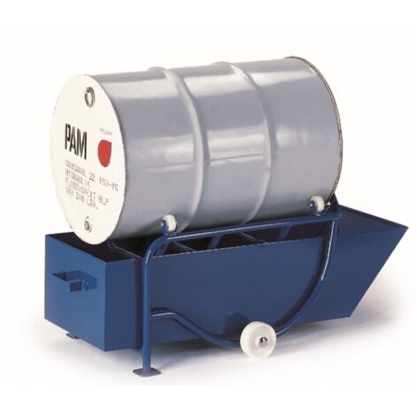Rollcart Fasskippbock 250kg Tragkraft mit Polyamid-Rollen