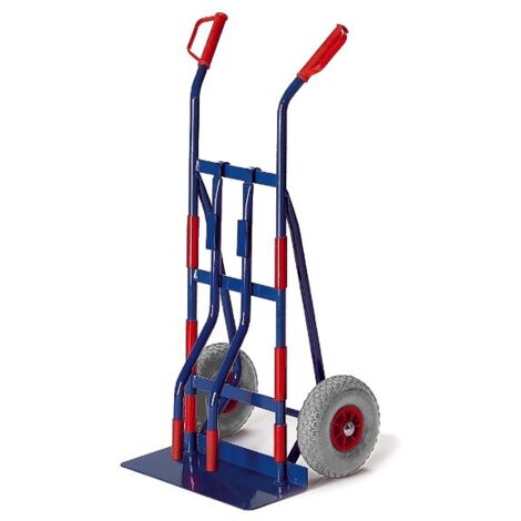Rollcart Gerätekarre Rohrhalme mit Schaufelbreite 550mm Vollgummi