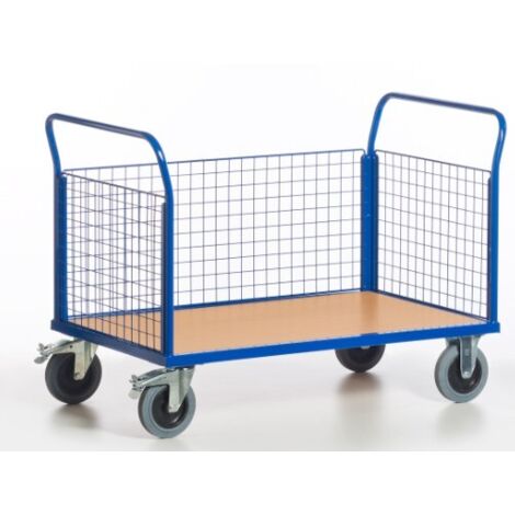 Rollcart Gitter-Dreiwandwagen 850x480mm mit 500kg Tragkraft