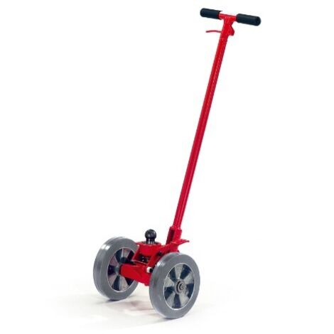 Rollcart Heberoller mit Ausklingzug 1000kg Tragkraft Vollgummi