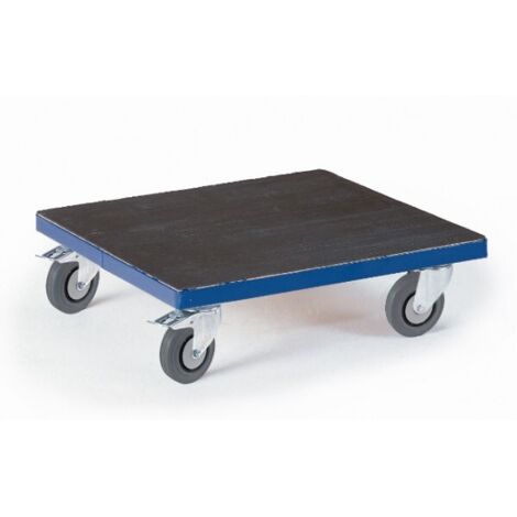 Rollcart Kistenroller Vollgummibereifung 700x700mm Ladefläche Riffelgummi