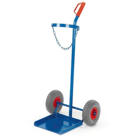 Rollcart Propangasflaschenroller 100kg Traglast für 1 Flasche Ø320mm Vollgummi