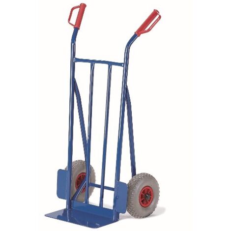 Rollcart Sackkarre -960- mit Rohrrückwand Schaufelbreite 400mm Vollgummi
