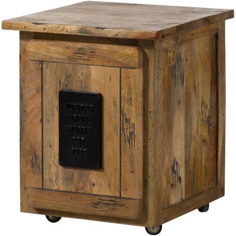 Rollcontainer Mango 50x50x60 natur lackiert RAILWAY 1002