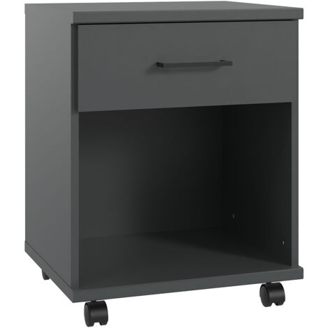 Rollcontainer mit 1 Schublade in graphit, HILLSTON-43