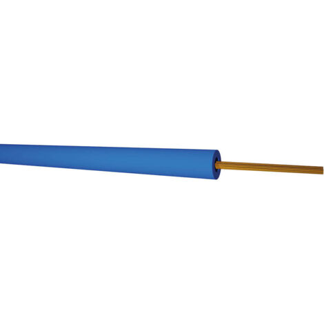 Rolle 100 m flexibles Kabel (1 x 1,5 mm), blau