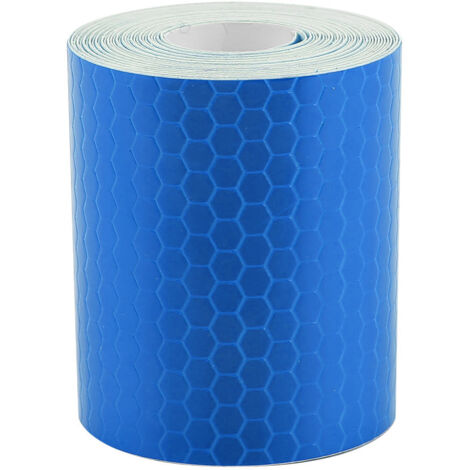 Rolle 5 cm x 3 m Sicherheitsreflektierendes Band, geeignet für Anhänger, Autos und Fahrräder, blau.