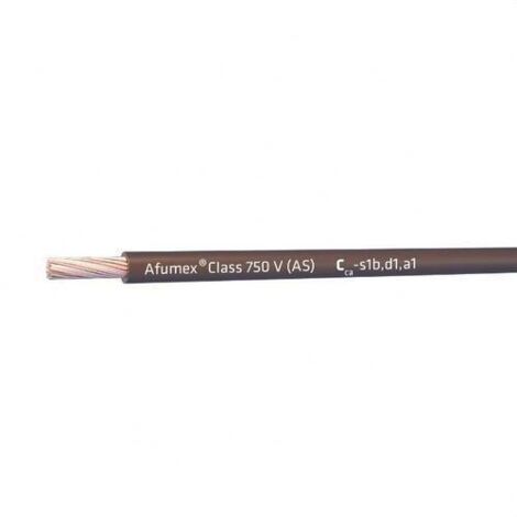 Rolle eines halogenfreien Kabels 4 mm braun (100 m) H07Z1-K AS 750V