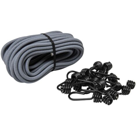 Rolle Spannvorrichtung 10 m,  Ø 8 mm  mit 20 Haken WERKA PRO