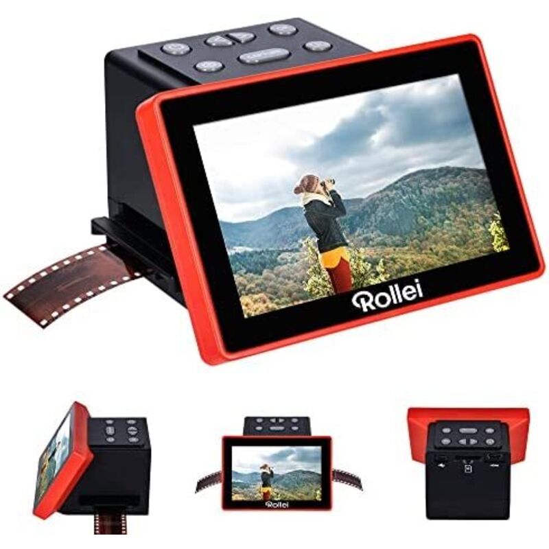 Diascanner df-s 1300 se, 13 Megapixel, inklusive 5' TFT-LCD-Farbmonitor de für Dias und Negative, ideal zum Digitalisieren von Fotos und Dias.
